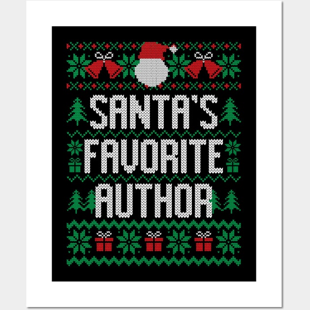 Santa's Favorite Author Wall Art by Saulene